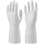 【CAINZ-DASH】ショーワグローブ 塩化ビニール手袋　まとめ買い　簡易包装ビニール薄手１０双入　ホワイト　Ｌサイズ NO130-LW10P【別送品】