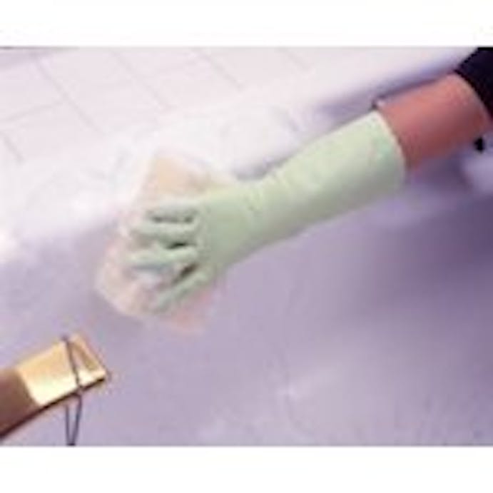 【CAINZ-DASH】ショーワグローブ 塩化ビニール手袋　ワーキング中厚手　グリーン　Ｍサイズ NO111-MG【別送品】
