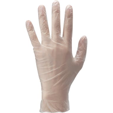 【CAINZ-DASH】ショーワグローブ ビニール使い捨て手袋　Ｎｏ８０６ナイスハンドお手軽手袋　１０枚入　フリーサイズ【別送品】