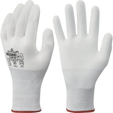 【CAINZ-DASH】ショーワグローブ 耐切創手袋　ＮＯ５４６Ｗ　デュラコイル５４６Ｗ　ホワイト　Ｓサイズ NO546W-S【別送品】