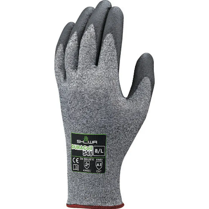 【CAINZ-DASH】ショーワグローブ 耐切創手袋 NO546 デュラコイル546 グレー Sサイズ NO546-S【別送品】