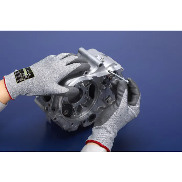 【CAINZ-DASH】ショーワグローブ 耐切創手袋 NO546 デュラコイル546 グレー Lサイズ NO546-L【別送品】