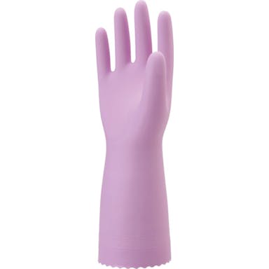 【CAINZ-DASH】ショーワグローブ 塩化ビニール手袋　ナイスハンドミュー中厚手片手右１本　ピンク　Ｍサイズ NHMICK-R【別送品】