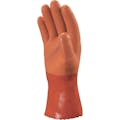 【CAINZ-DASH】ショーワグローブ 塩化ビニール手袋　Ｎｏ６１２ニュービニローブ２双パック　オレンジ　Ｍサイズ NO612-M【別送品】