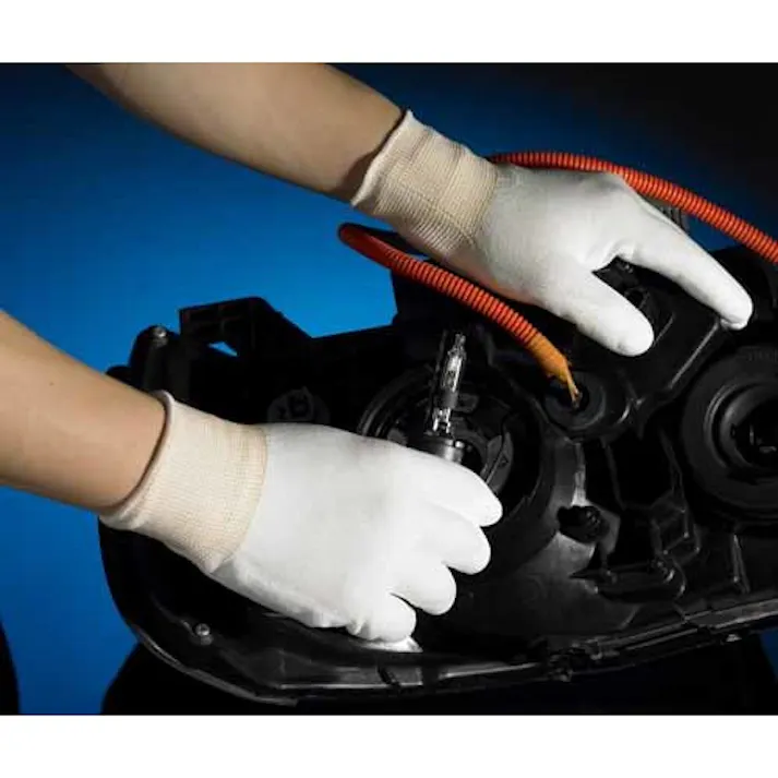 【CAINZ-DASH】ショーワグローブ ウレタン背抜き手袋 B0500 パームフィット手袋 ホワイト Lサイズ B0500-L【別送品】