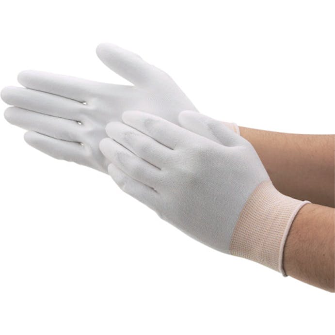 【CAINZ-DASH】ショーワグローブ ウレタン背抜き手袋（手のひらコートタイプ）　Ｂ０５１０　ニューパームフィット手袋　ホワイト　ＸＬサイズ B0510XL【別送品】