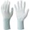 【CAINZ-DASH】ショーワグローブ ウレタン背抜き手袋　Ｂ０５０５　まとめ買い　パームフィットロング手袋１０双入　ホワイト　Ｍサイズ B0505-M【別送品】