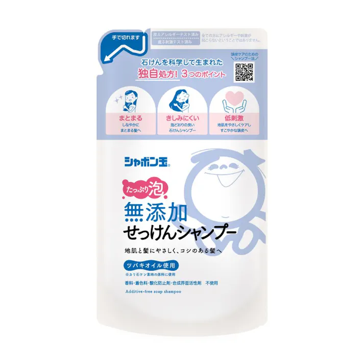 無添加せっけんシャンプー 泡タイプ 詰替 420ml