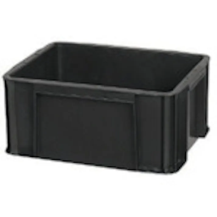 【CAINZ-DASH】積水テクノ成型 導電コンテナ T-28 黒 T-28【別送品】