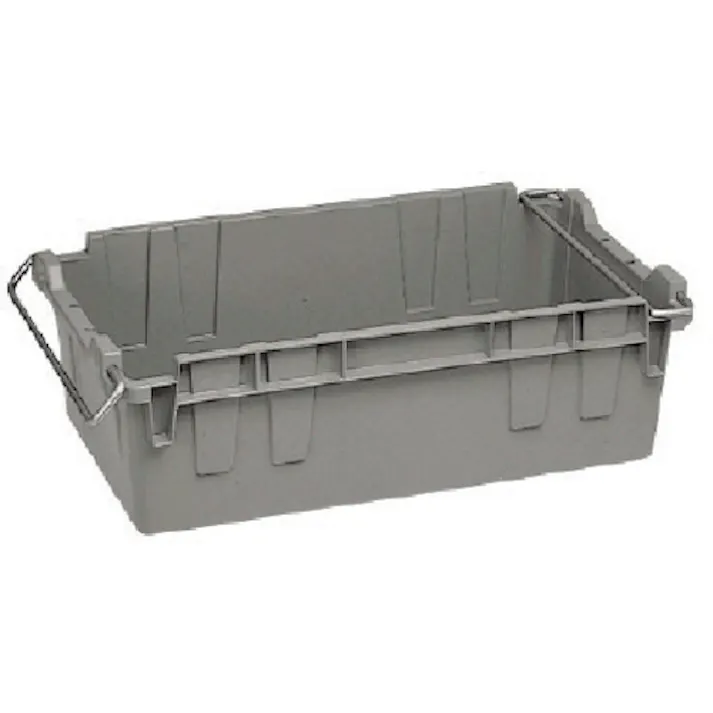【CAINZ-DASH】積水テクノ成型 TH型コンテナ(取っ手付) TH-56 グレ- TH-56【別送品】