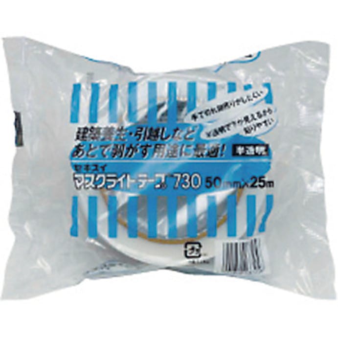 【CAINZ-DASH】積水化学工業 マスクライトテープ　グリーン　５０ｍｍ×２５ｍ N730X04【別送品】