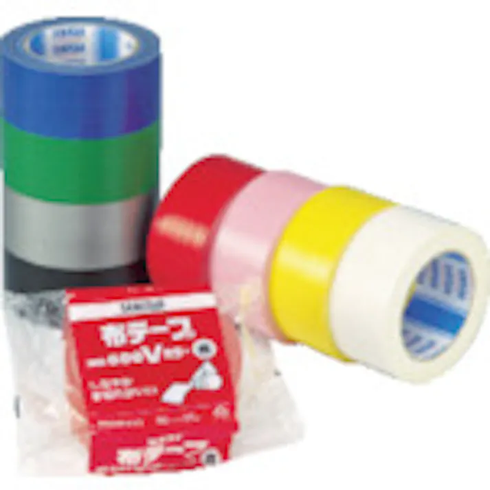 【CAINZ-DASH】積水化学工業 布テープNo.600Vカラー 黒 N60KV03【別送品】