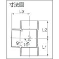 【CAINZ-DASH】積水化学工業 ＤＶ継手（９０°Ｙ）ＤＴ１００ DDT1H【別送品】