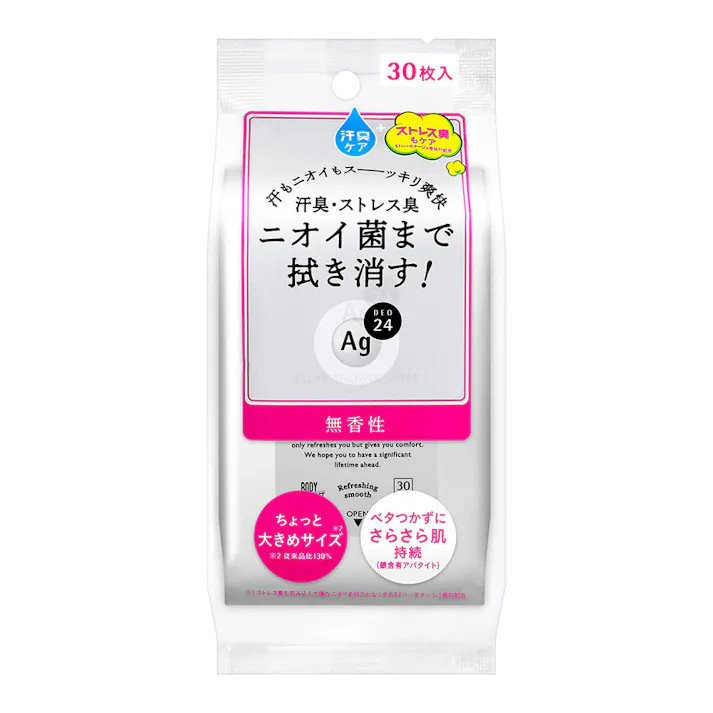 エージー24 クリアシャワーシート 無香性 30枚入