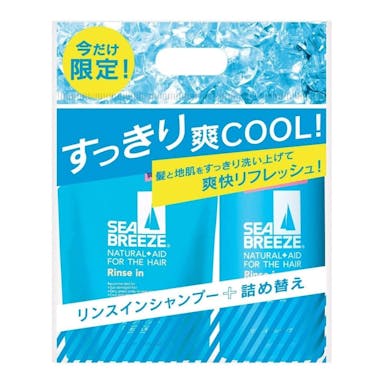 ファイントゥデイ シーブリーズ リンスインシャンプーセット 本体600ml＋つめかえ用400ml