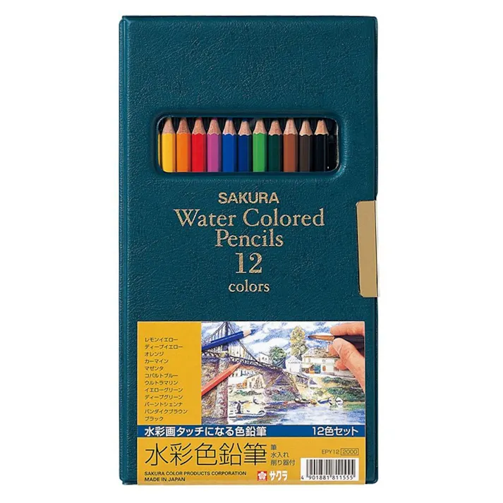サクラ 水彩色鉛筆12C EPY12