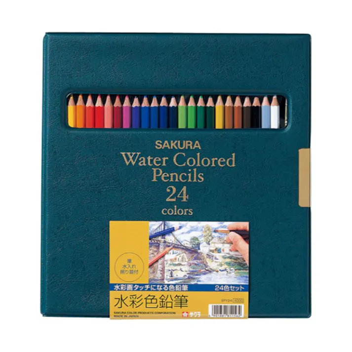 サクラクレパス 水彩色鉛筆 24色