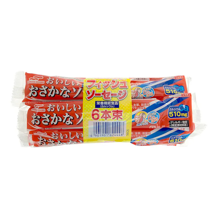 1秒OPENおさかなソーセージ 6本束