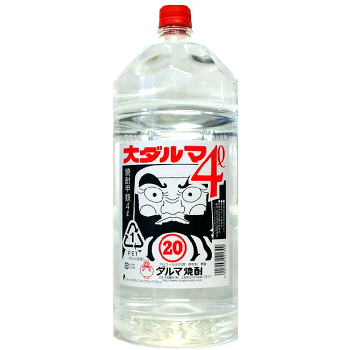 (広島県)甲20度大ダルマ ペット 4L【別送品】(販売終了)