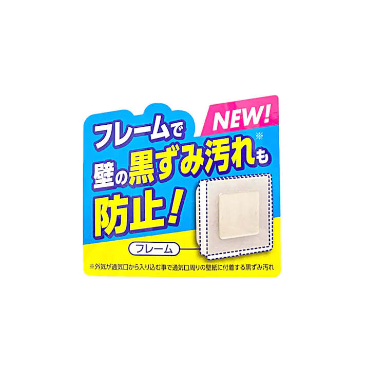 アレルブロックフィルターフタつき通気口用