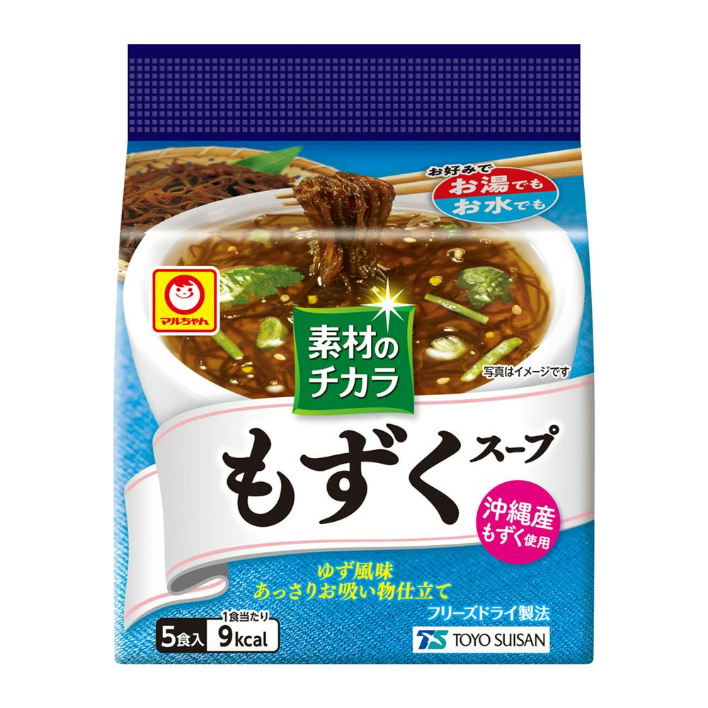 素材のチカラ もずくスープ 5食入