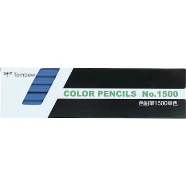 【CAINZ-DASH】トンボ鉛筆 色鉛筆　１５００　単色　青　１２本入り 1500-15【別送品】