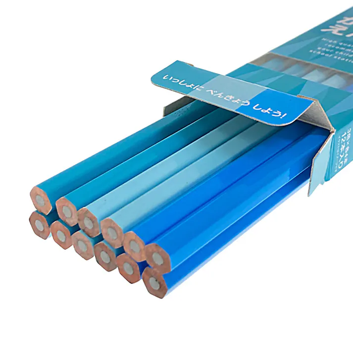 トンボ鉛筆 ippo! かきかたえんぴつ 6B ライトブルー