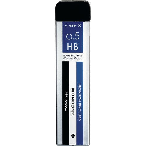トンボ鉛筆 シャープ芯 モノグラフMG 0.5ミリ 硬度HB 40本入り R5-MGHB01 シャープペンシル用替芯 トンボ鉛筆 シャープ芯 モノグラフMG 0.5ミリ 硬度HB 40本入り R5-MGHB01 シャープペンシル用替芯