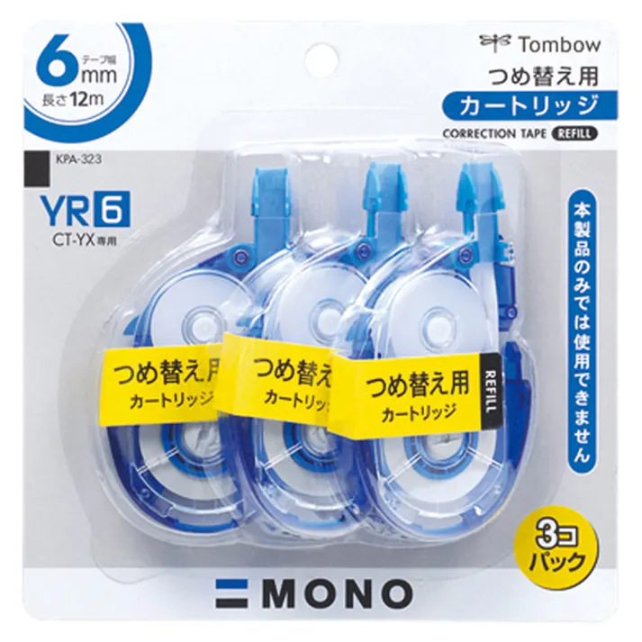 トンボ 修正カートリッジYR6 6mm 3P