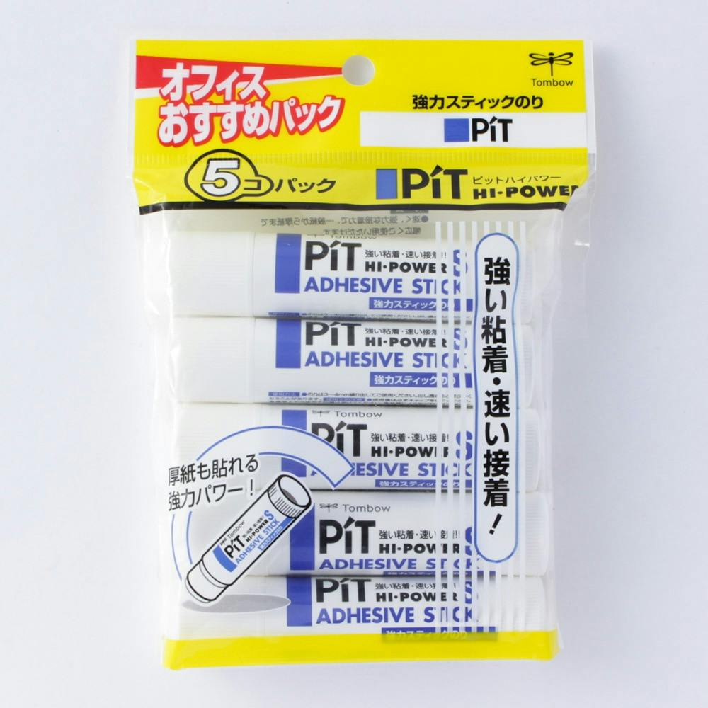 トンボ ピットハイパワー 10g 5コパック のり・テープのり トンボ ピットハイパワー 10g 5コパック のり・テープのり