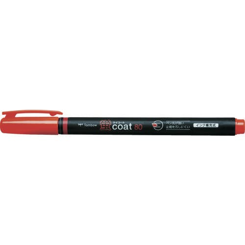 トンボ鉛筆 蛍光マーカー蛍COAT80 赤 WA-SC94 蛍光ペン トンボ鉛筆 蛍光マーカー蛍COAT80 赤 WA-SC94 蛍光ペン