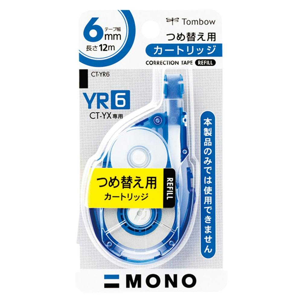 トンボ 修正テープ つめ替えカートリッジ 6CT-Y 修正液・修正テープ トンボ 修正テープ つめ替えカートリッジ 6CT-Y 修正液・修正テープ