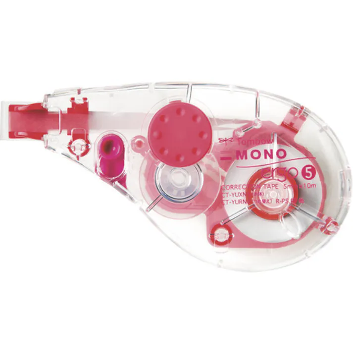 【CAINZ-DASH】トンボ鉛筆 修正テープ モノエルゴN5 レッド CT-YUXN5【別送品】
