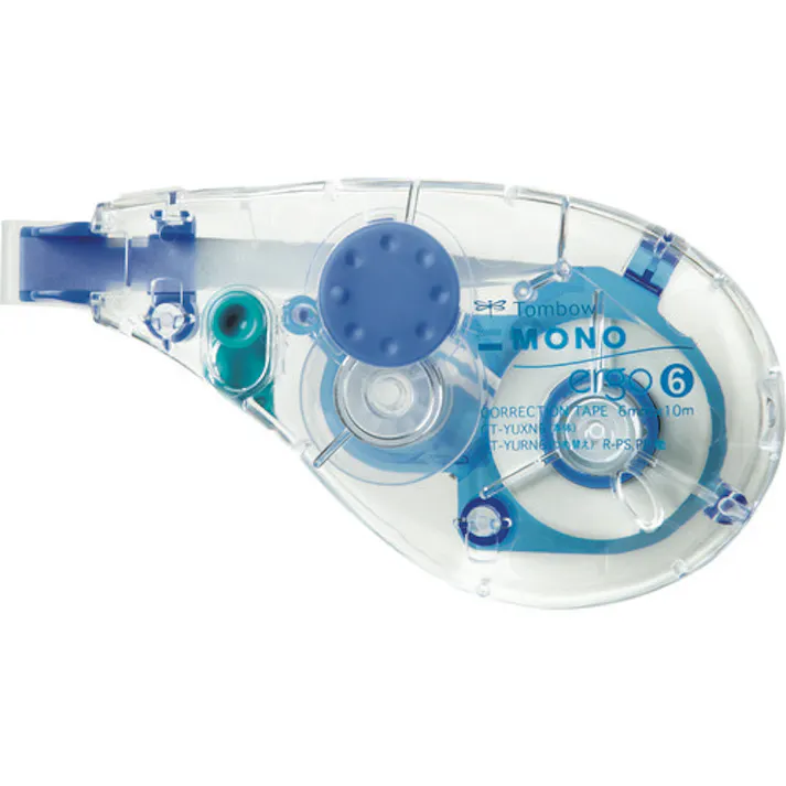 【CAINZ-DASH】トンボ鉛筆 修正テープ モノエルゴN6 ブルー CT-YUXN6【別送品】