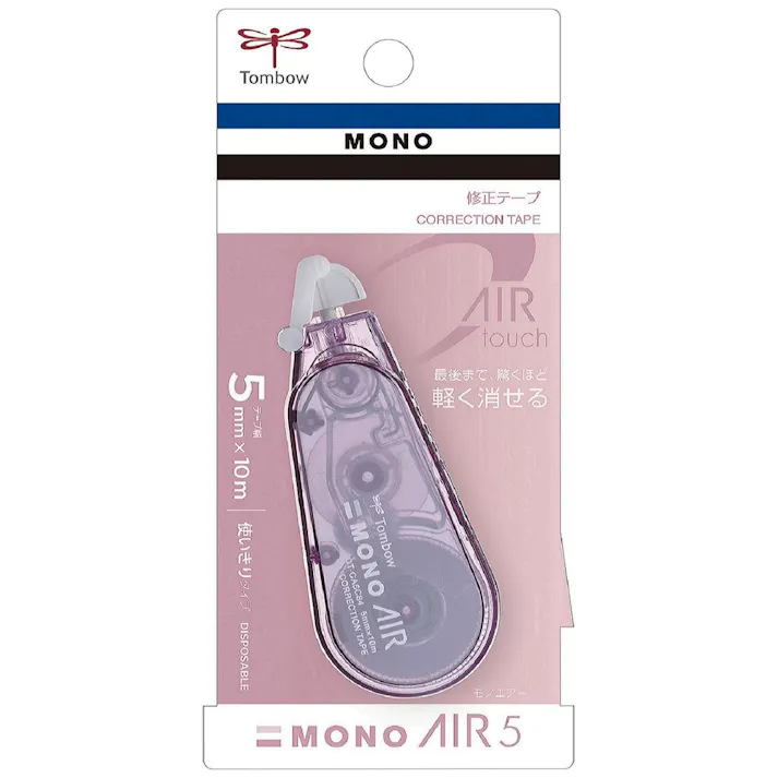 トンボ鉛筆 修正テープ MONO AIR モーブピンク