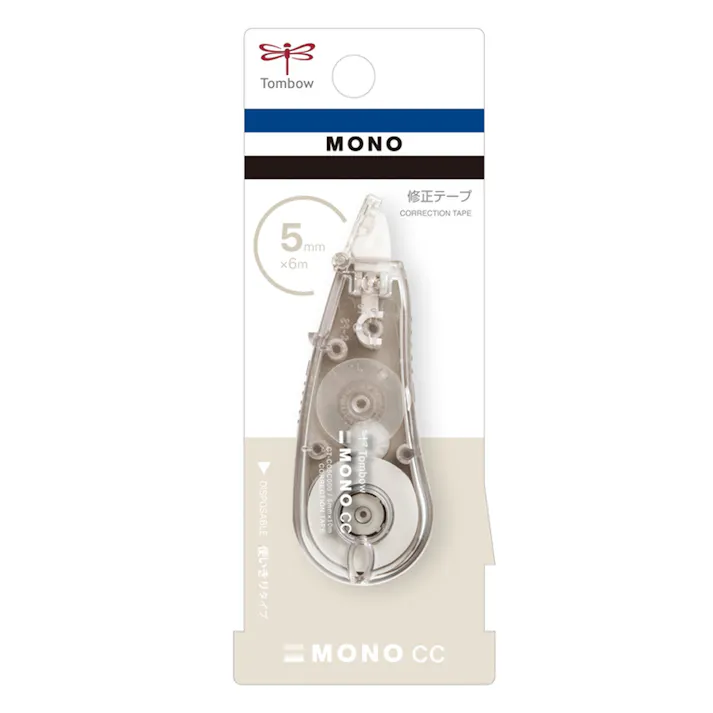 トンボ鉛筆 修正テープ モノCC ソフトベージュ