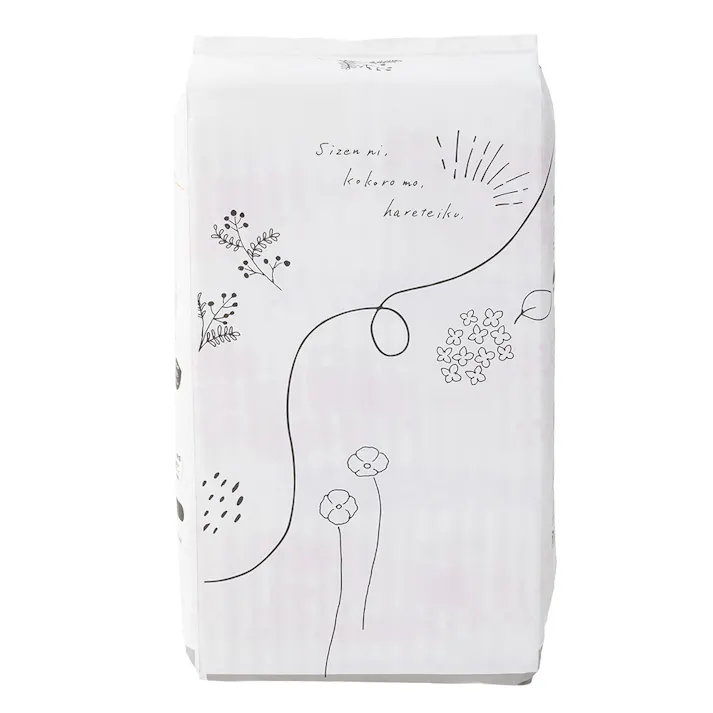 大王製紙 エリエール ナチュラ さら肌さらり よれスッキリ吸水ナプキン 20.5cm 30cc 限定デザイン 48枚