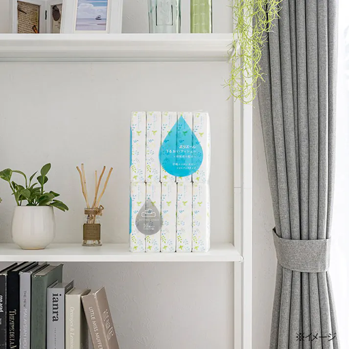 エリエール うるおいティシュー ソフトパックタイプ 120組×10個パック