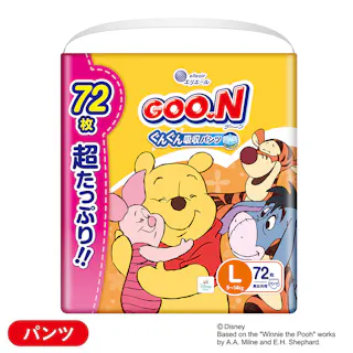 グーン ぐんぐん吸収パンツ Lサイズ(9~14kg) 72枚
