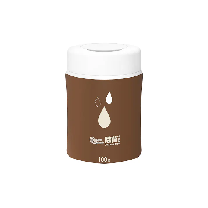 エリエール 除菌できるアルコールタオル 本体 100枚入 限定デザイン