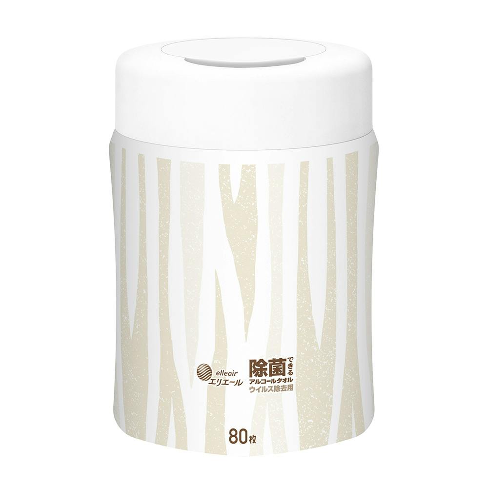 エリエール 除菌できるアルコールタオル ウイルス除去用 本体 80枚