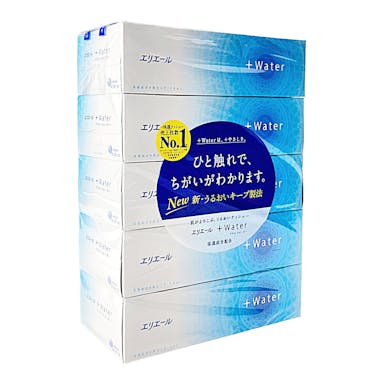 大王製紙 エリエール ＋Water(プラスウォーター) 180組×5個パック