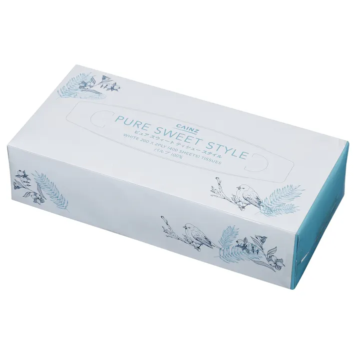 カインズ ピュアスウィートティシュー スタイル 200組×5個パック(販売終了)