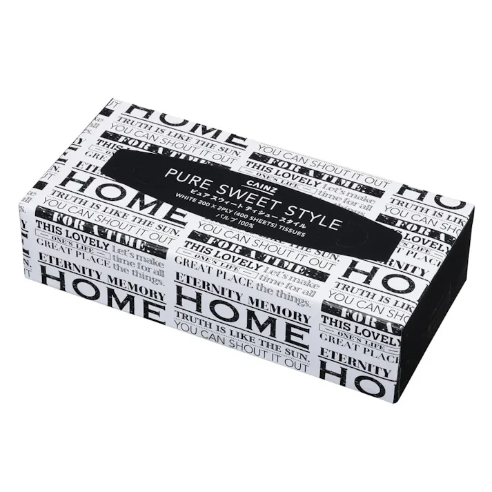 カインズ ピュアスウィートティシュー スタイル 200組×5個パック(販売終了)