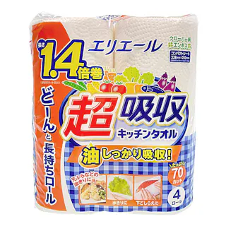 大王 エリエール超吸収キッチンタオル70カット4R