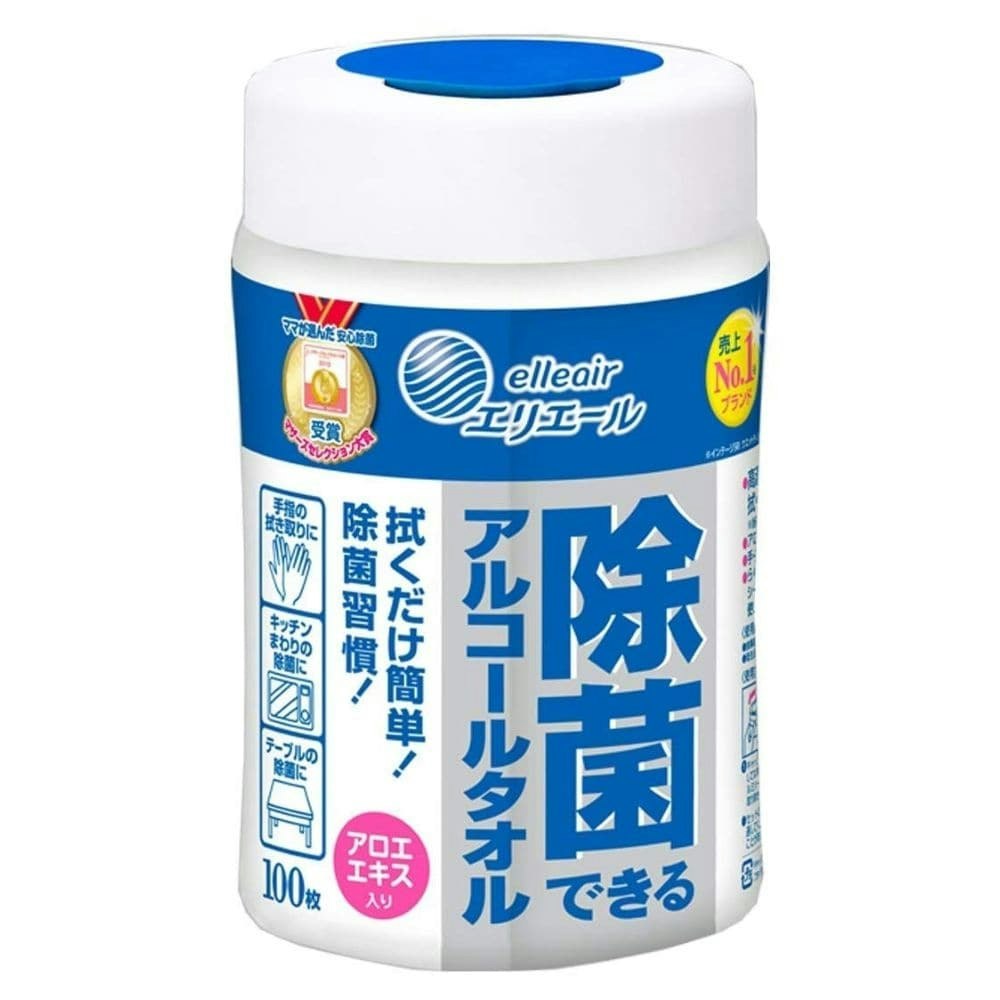 大王製紙 エリエール 除菌できるアルコールタオル 本体 １００枚｜ホームセンター通販【カインズ】