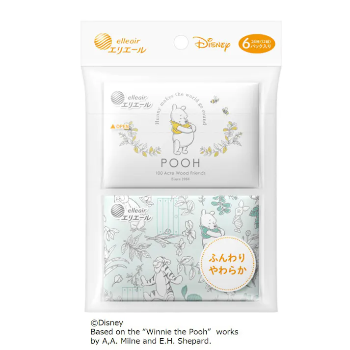 大王製紙 エリエール ディズニーデザイン ポケット 12組×6パック カジュアル