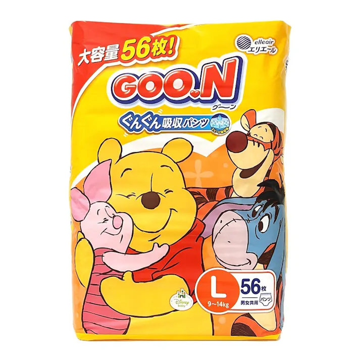 グーン ぐんぐん吸収 パンツ Lサイズ (9~14kg) 56枚
