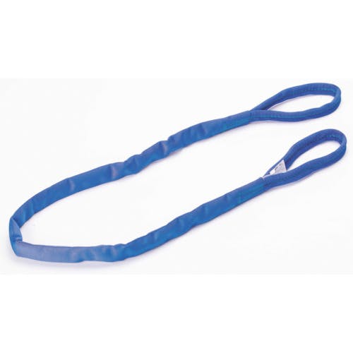 【CAINZ-DASH】東レインターナショナル産資製品課 ラウンドスリング　シライマルチスリング［［Ｒ上］］　ＪＩＳ認証品　ＨＥ　両端アイ形　１．６ｔ　長さ３．０ｍ HE-W016X3.0【別送品】