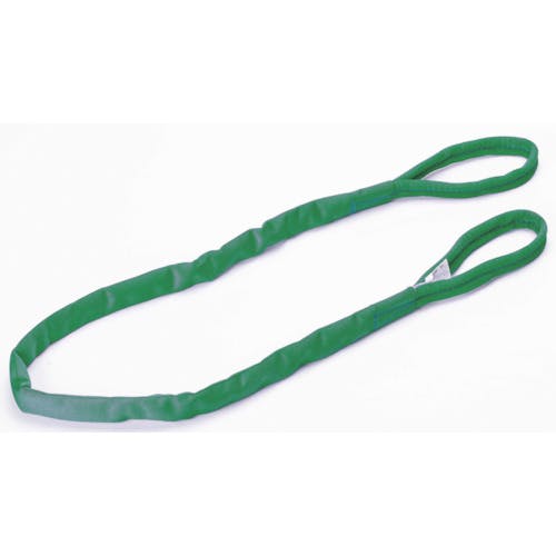 【CAINZ-DASH】東レインターナショナル産資製品課 ラウンドスリング　シライマルチスリング［［Ｒ上］］　ＪＩＳ認証品　ＨＥ　両端アイ形　２．０ｔ　長さ４．０ｍ HE-W020X4.0【別送品】